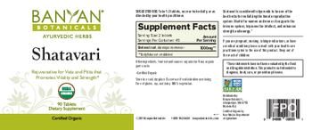Banyan Botanicals Shatavari - supplement