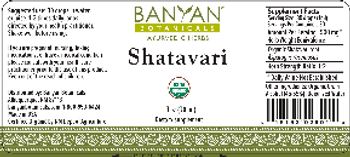 Banyan Botanicals Shatavari - supplement