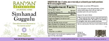 Banyan Botanicals Simhanad Guggulu - supplement