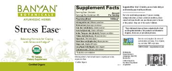 Banyan Botanicals Stress Ease - supplement