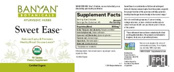 Banyan Botanicals Sweet Ease - supplement