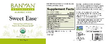 Banyan Botanicals Sweet Ease - supplement