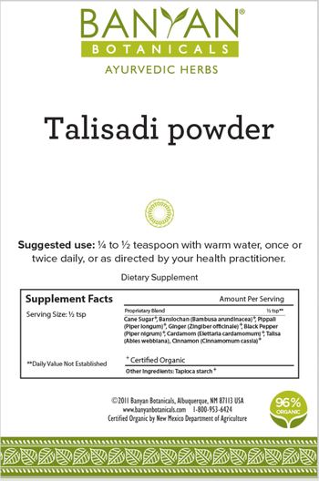 Banyan Botanicals Talisadi Powder - supplement