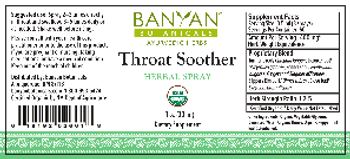 Banyan Botanicals Throat Soother - supplement