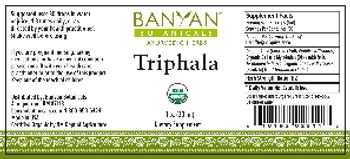 Banyan Botanicals Triphala - supplement