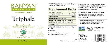 Banyan Botanicals Triphala - supplement