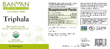 Banyan Botanicals Triphala - supplement