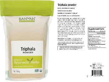 Banyan Botanicals Triphala Powder - supplement