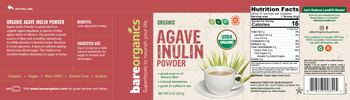 BareOrganics Agave Inulin Powder - supplement