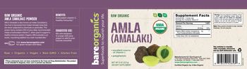 BareOrganics Amla (Amalaki) - supplement