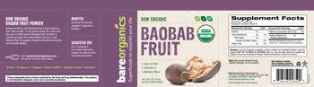 BareOrganics Baobab Fruit - supplement