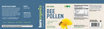 BareOrganics Bee Pollen - supplement