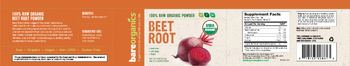 BareOrganics Beet Root - supplement