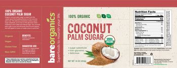 BareOrganics Coconut Palm Sugar - 