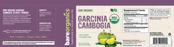 BareOrganics Garcinia Cambogia - supplement