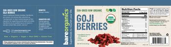 BareOrganics Goji Berries - supplement