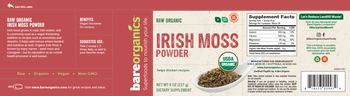 BareOrganics Irish Moss Powder - supplement