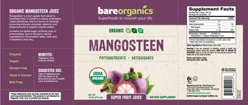 BareOrganics Mangosteen - supplement