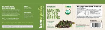 BareOrganics Marine Super Greens - supplement