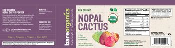 BareOrganics Nopal Cactus - supplement
