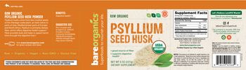 BareOrganics Psyllium Seed Husk - supplement