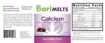 Barimelts Calcium Natural Berry Flavor - supplement