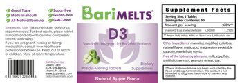 Barimelts D3 Natural AppleFlavor - supplement