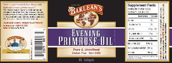 Barlean's Evening Primrose Oil - supplement