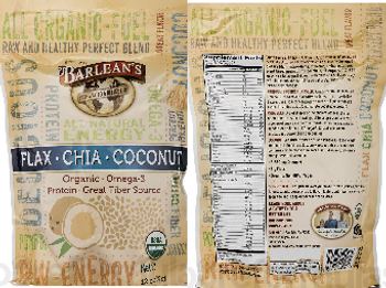Barlean's Flax - Chia - Coconut - 