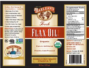 Barlean's Fresh Flax Oil - supplement