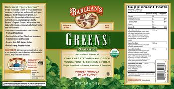 Barlean's Greens Organic - 