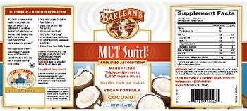 Barlean's MCT Swirl Coconut - mct swirl supplement