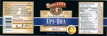 Barlean's Organic Oils EPA-DHA Orange Flavor - supplement