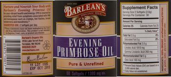 Barlean's Organic Oils Evening Primrose Oil - supplement