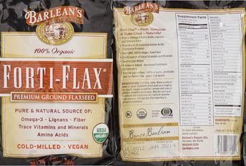 Barlean's Organic Oils Forti-Flax - supplement