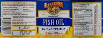 Barlean's Organic Oils Fresh Catch Fish Oil Orange Flavor - supplement