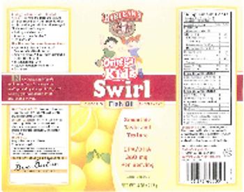 Barlean's Organic Oils Kid's Omega Swirl Fish Oil Lemonade - omega3 supplement