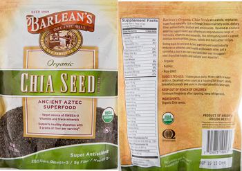 Barlean's Organic Oils Organic Chia Seed - supplement