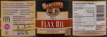 Barlean's Organic Oils Pure Flax Oil - 