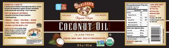 Barlean's Organic Virgin Coconut Oil - coconut oil supplement
