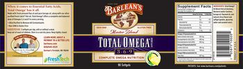 Barlean's Total Omega 3-6-9 Lemonade Flavor - supplement