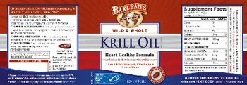 Barlean's Wild & Whole Krill Oil - supplement