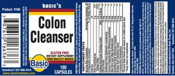 Basic Vitamins Colon Cleanser - supplement