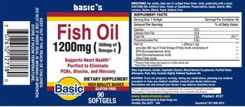 Basic Vitamins Fish Oil 1200 mg - supplement