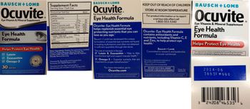 Bausch & Lomb Ocuvite Eye Health Formula - eye vitamin mineral supplement