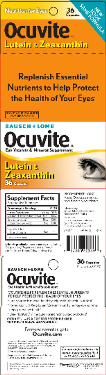 Bausch & Lomb Ocuvite Lutein & Zeaxanthin - eye vitamin mineral supplement