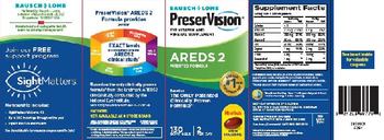 Bausch & Lomb PreserVision AREDS 2 - eye vitamin and mineral supplement