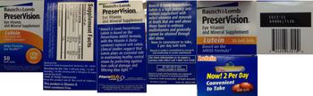 Bausch & Lomb PreserVision Lutein - eye vitamin and mineral supplement