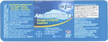 Bayer Arctic Wonder Omega-3 Krill Oil - omega3 krill oil supplement