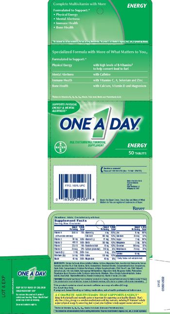 Bayer One A Day Energy - multivitamin multimineral supplement
